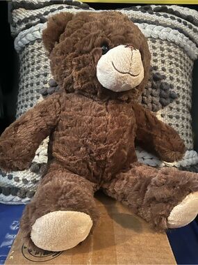 Soft Brown Plush Teddy Bear Stuffed Toy - Cozy Cuddly Companion